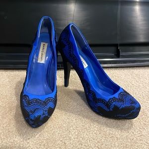 Marco Santi, Blue shoes with Black lace